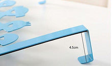 Load image into Gallery viewer, Order now stainless steel over door hooks home kitchen cupboard cabinet towel coat hat bag clothes hanger holder organizer rack 8pcs suitable for the thickness door