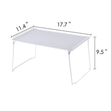 Load image into Gallery viewer, Related 2 pack stackable kitchen cabinet and counter shelf organizer spice jars bottle standing shelf holder rack wire metal cupboard food pantry shelf organizer white