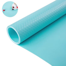 Load image into Gallery viewer, Try bloss premium quality shelf liner drawer pad refrigerator pad healthy fridge mats non adhesive antibacterial antifouling cabinet for kitchen home cupboard desks blue 17 7 59