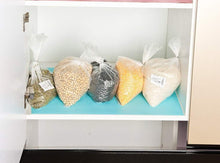 Load image into Gallery viewer, Amazon bloss premium quality shelf liner drawer pad refrigerator pad healthy fridge mats non adhesive antibacterial antifouling cabinet for kitchen home cupboard desks blue 17 7 59