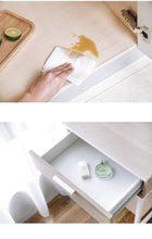 Load image into Gallery viewer, On amazon bloss plastic shelf liners cabinet drawer liner non slip shelf liner non adhesive refrigerator mat cupboard pad no odor for kitchen home clear 17 7 59 inch