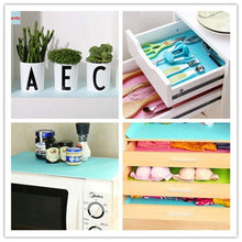 Load image into Gallery viewer, Results hitytech shelf liner eva shelf liners can be cut refrigerator mats fridge cushion liner non adhesive cupboard liners non slip cabinet drawer table liners 59 x 17 3 4 in blue