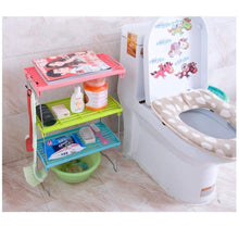 Load image into Gallery viewer, Best yeefant non toxic healthy sturdy to use durable foldable shelf kitchen cabinet storage stackable cupboard rack organizer protects against scratches easy to clean and maintain 1 13x0 48x0 51 ft blue