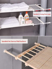 Load image into Gallery viewer, Discover the best hyfanstr adjustable storage rack expandable separator shelf for wardrobe cupboard bookcase compartment collecting length 28 7 51 width 11 8 khaki