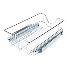 Load image into Gallery viewer, Get kitchen sliding cabinet organizer pull out chrome wire storage basket drawer pull out cabinet shelf for kitchen cabinets cupboards 20 3 17 35 3