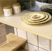 Load image into Gallery viewer, Organize with bloss plastic shelf liners cabinet drawer liner non slip shelf liner non adhesive refrigerator mat cupboard pad no odor for kitchen home clear 17 7 59 inch