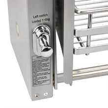 Load image into Gallery viewer, Try kitchen pull down 2 tier wire shelf shelves steel wall unit storage organizer system cabinet for 800mm width cupboards