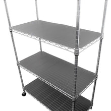 Load image into Gallery viewer, Great houseables wire shelf liner plastic non adhesive 14x30 5 pk clear gray utility rack protector mats for drawers kitchen cabinet tier shelving unit cupboard heavy duty nonslip waterproof