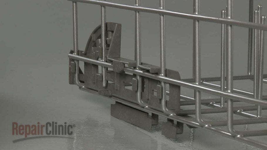 KitchenAid Dishwasher Lower Rack Left Support #WPW10473807 by RepairClinic.com (4 years ago)