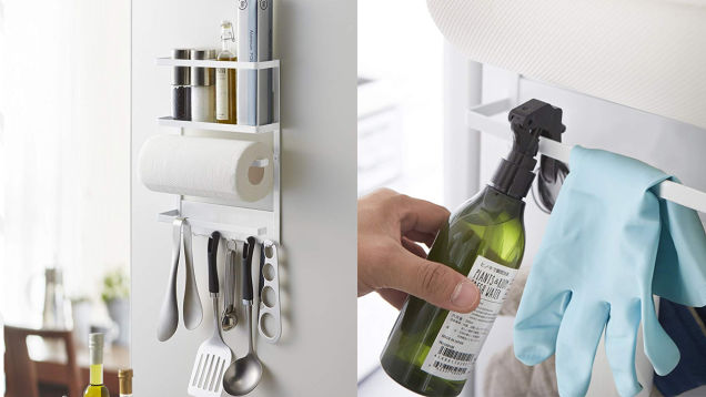 Reorganize Your Entire Kitchen With This $30 YAMAZAKI Magnetic Rack