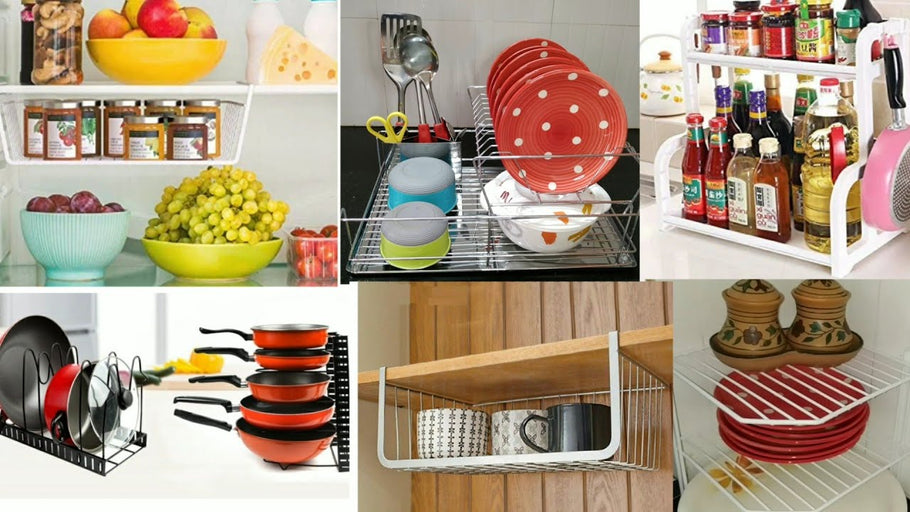 In this video I have shown 5 useful kitchen organizers which are useful to keep our kitchen clutter free.Useful kitchen cabinet organizers.