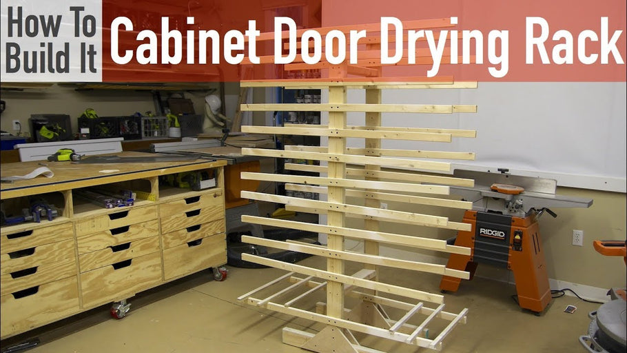 How to build a Cabinet Door Drying Rack by Rogue Engineer (3 years ago)