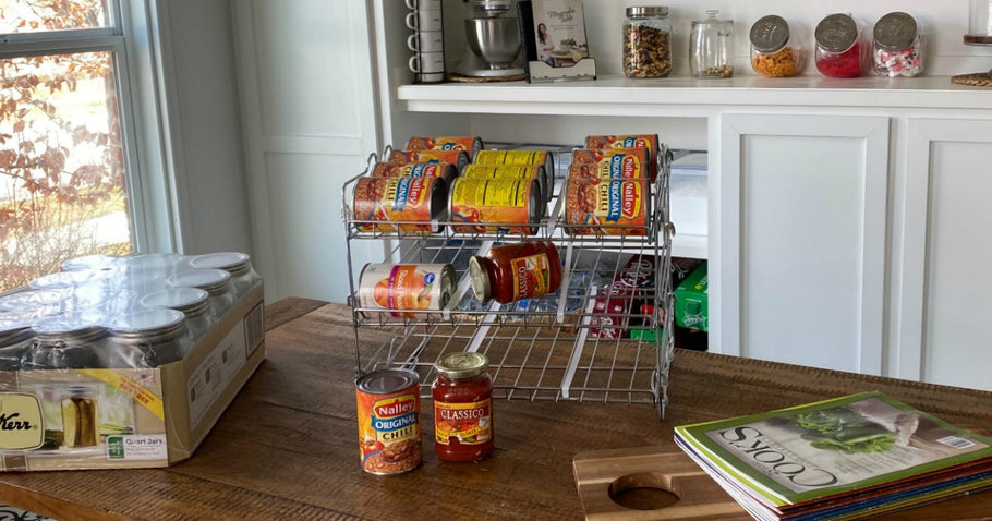 This Stackable Can Rack Organizer From Amazon is a Pantry Must-Have (Under $17 Right Now!)