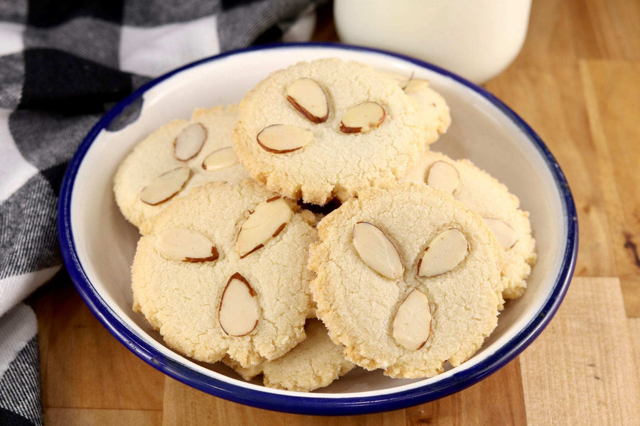 Almond Shortbread Cookies are a super simple dessert to bake
