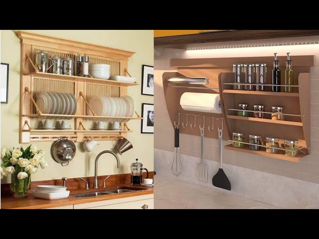 Kitchen #KitchenShelves #KitchenIdeas Amazing Kitchen Shelves Design and Ideas #ThinkCreative.