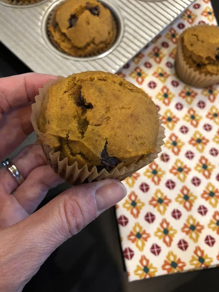 Pumpkin Chocolate Chip Muffins are the perfect fall muffin!