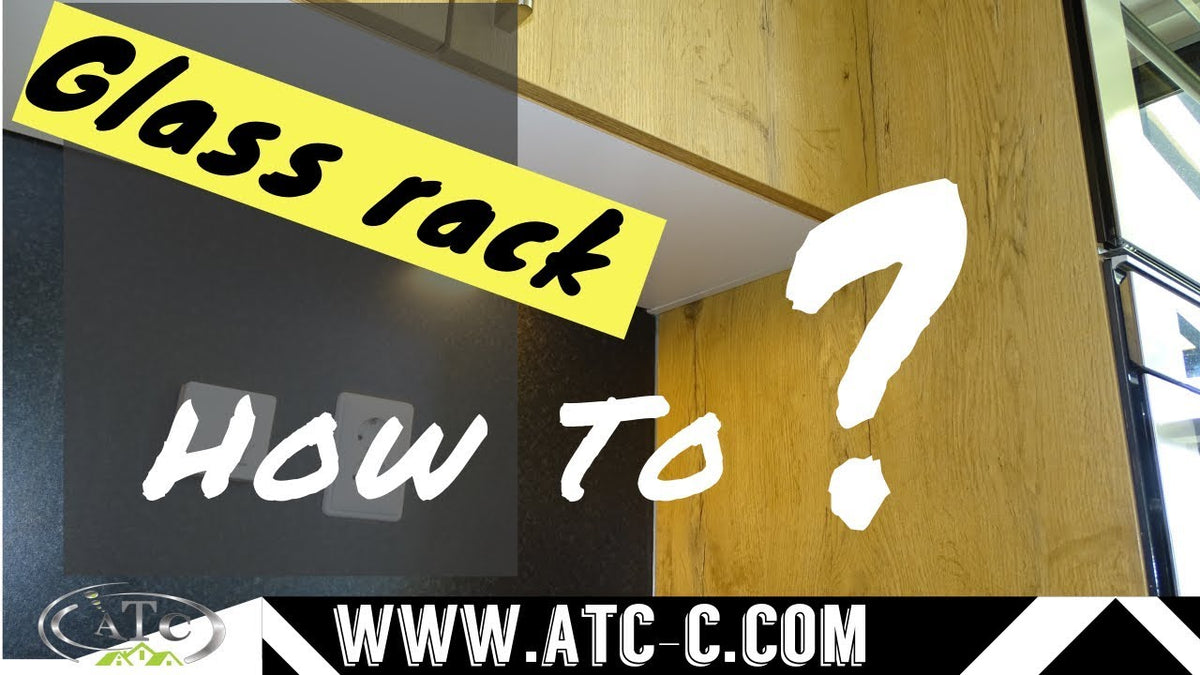 Kitchen Glass Rack Making How to build a Wine Glass Rack for Kitchen Cabinets // DIY by MyATCtv ...