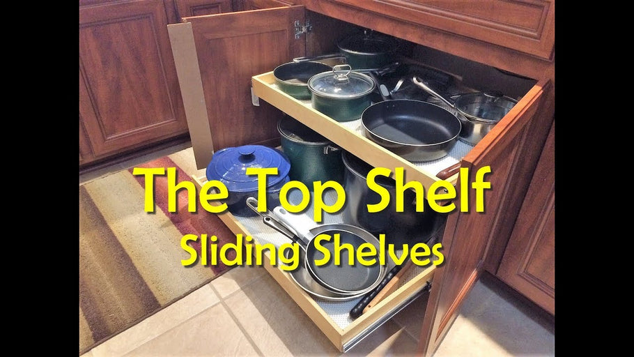 I finally got around to organizing my pot and pans with pull out shelves ! Now its easier to get at those pots that were in the back ! Music: Incompetech.com ...