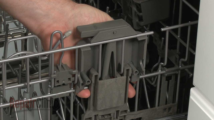 KitchenAid Dishwasher Right Rack Adjuster Housing #WPW10588165 by RepairClinic.com (4 years ago)