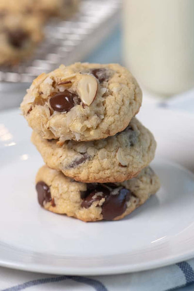 These Almond Joy Cookies include everything you love about the candy bar in the form of a soft, chewy, completely irresistible cookie!