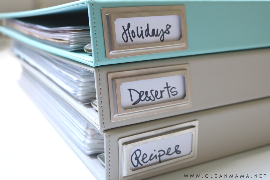 How to Make a Recipe Binder