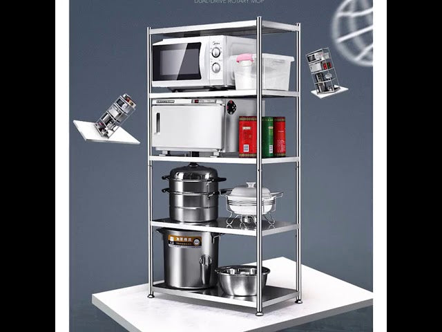 Stainless steel kitchen rack by Jerry Sun (9 months ago)