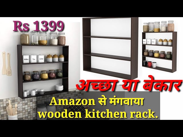 BLUEWUD kitchen rack unboxing and review| Bluewud kitchen shelve from Amazon |Bluewud installation