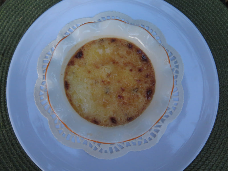 Vanilla Bean Crème Brûlée with Burnt Caramel Glaze