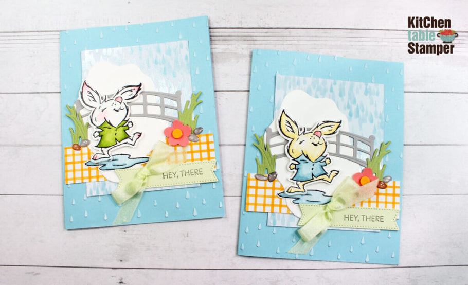 Rain or Shine Stamp a Stack Card Class – Hey There Bunny – Part 1 of 4