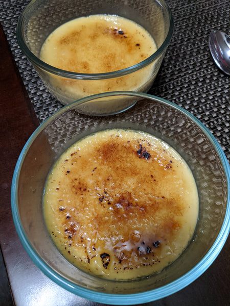 Instant Pot Creme Brulee for 2