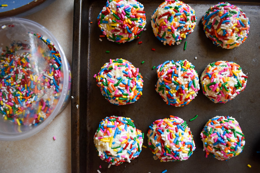 Vanilla Confetti Cookies