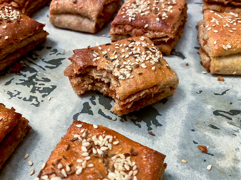 Pork Crisps and Ricotta Scones /  varkue sa ricottom