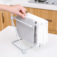 Load image into Gallery viewer, Foldable Vertical Rag Towel Cup Kitchen Rack