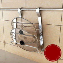 Load image into Gallery viewer, Best pot lid holder rack kitchen cupboard storage organizer wall mounted kitchen panty holderss